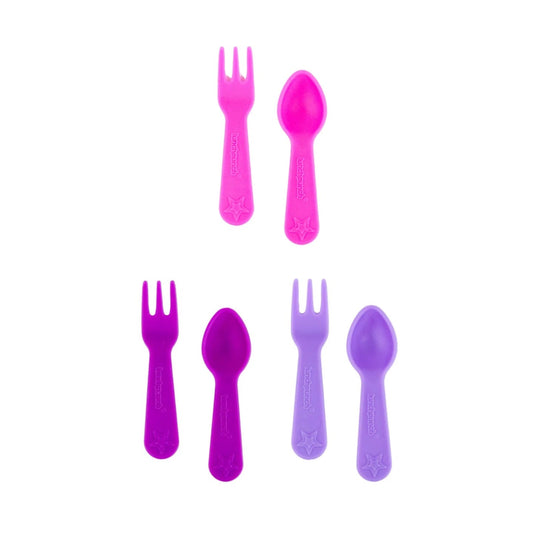 Set furculiță și lingură pentru punch la prânz - Brights