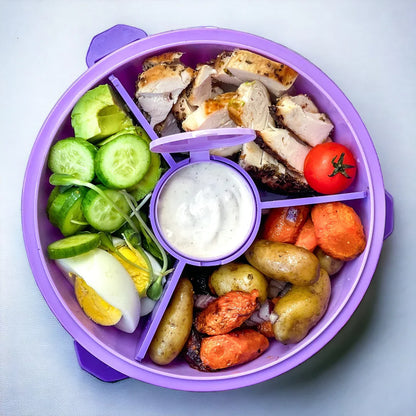 Recipient pentru salate Yumbox - violet