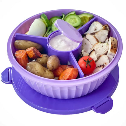 Recipient pentru salate Yumbox - violet