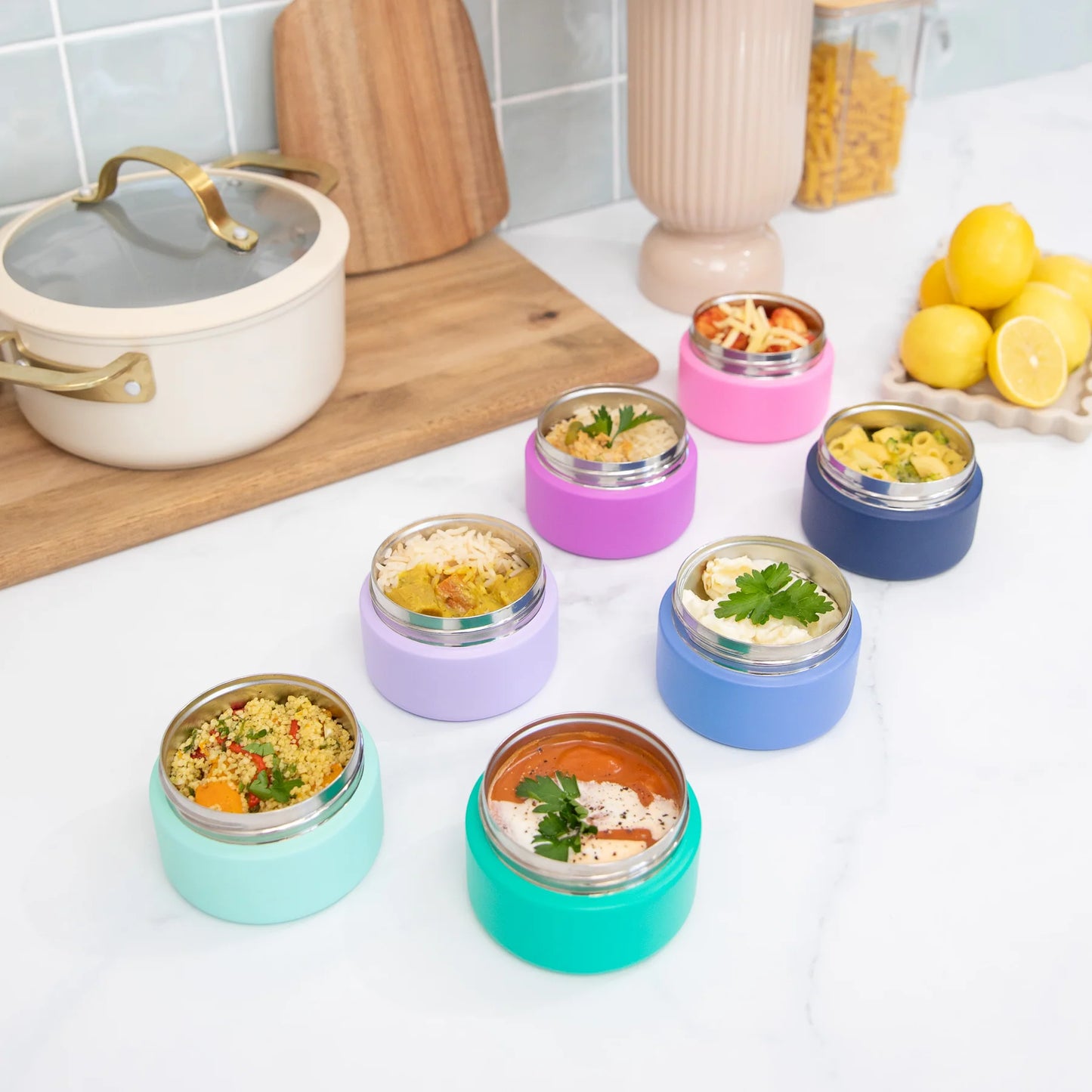 Termos alimentar mini MontiiCo 200 ml - în mai multe culori
