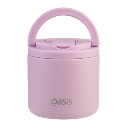 Termos alimentar din oțel inoxidabil Oasis cu lingură-furculiță, 500 ml (disponibil în mai multe culori)