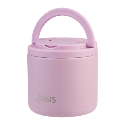 Termos alimentar din oțel inoxidabil Oasis cu lingură-furculiță, 500 ml (disponibil în mai multe culori)
