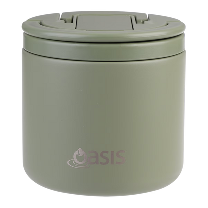 Termos alimentar din oțel inoxidabil Oasis cu lingură-furculiță, 500 ml (disponibil în mai multe culori)