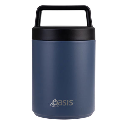 Termos alimentar din oțel inoxidabil Oasis cu lingură și recipient pentru sos, 480 ml (disponibil în mai multe culori)