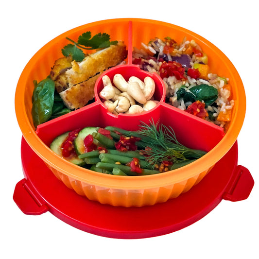 Cutie de salată Yumbox - portocală