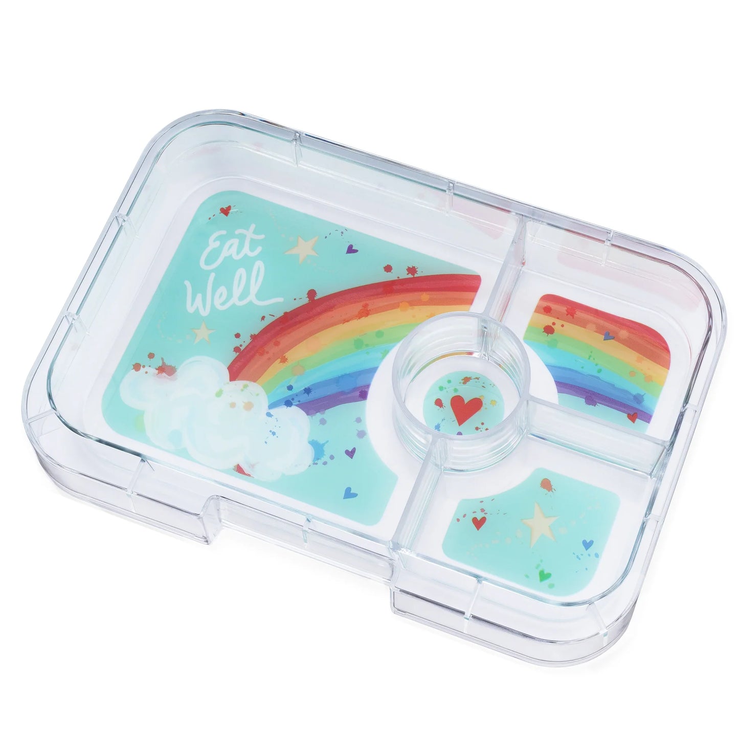 Yumbox Tapas XL Antibes albastru / Curcubeu (4 compartimente)