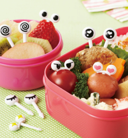 10 mini bețișoare - ochi colorați