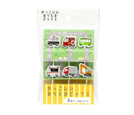 6 mini bețișoare - vehicule