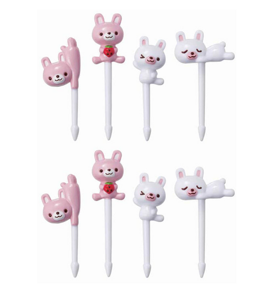 8 mini bețișoare - iepurași