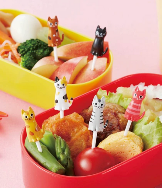 6 mini bețișoare - pisicuțe