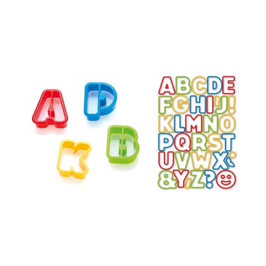 Forme de biscuiți DELÍCIA KIDS ABC (34 buc)