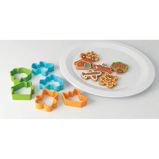Forme de biscuiți DELÍCIA KIDS - Vehicule (6 buc)