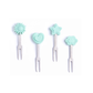 4 furculițe din oțel inoxidabil - Sky (7 cm)