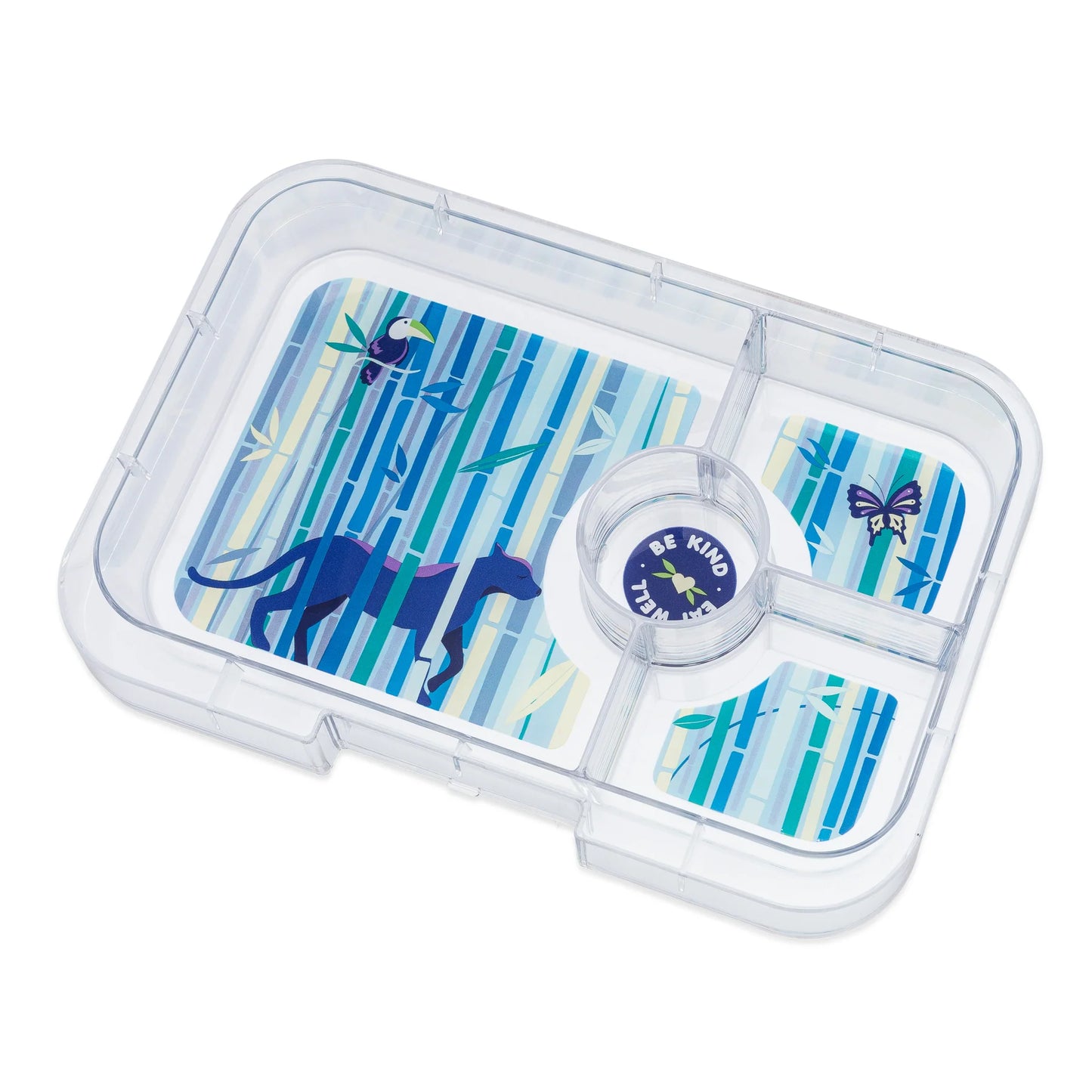 Yumbox Tapas XL Albastru cețos / Panteră (4 compartimente)