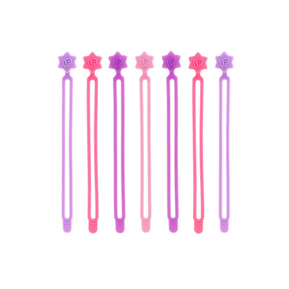 Set benzi din silicon Lunch Punch - Blush (roz-violet)