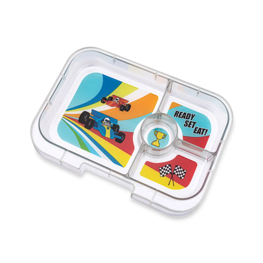 Tavă interioară Yumbox Panino - Mașini de curse