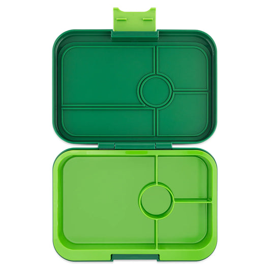 Yumbox Tapas XL Verde Palmier / Lime Solid (4 compartimente)