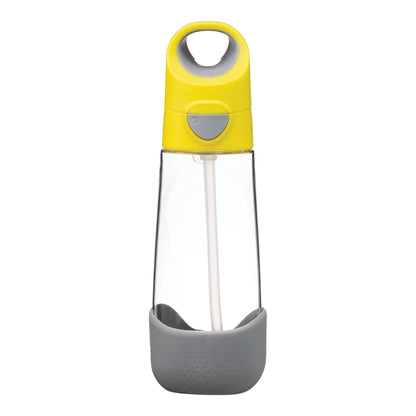 Recipient din tritan b.box cu pai 600 ml - galben