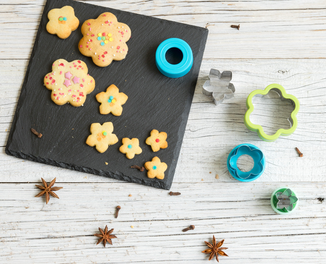 Set decupare fructe - Flori (5 buc.)