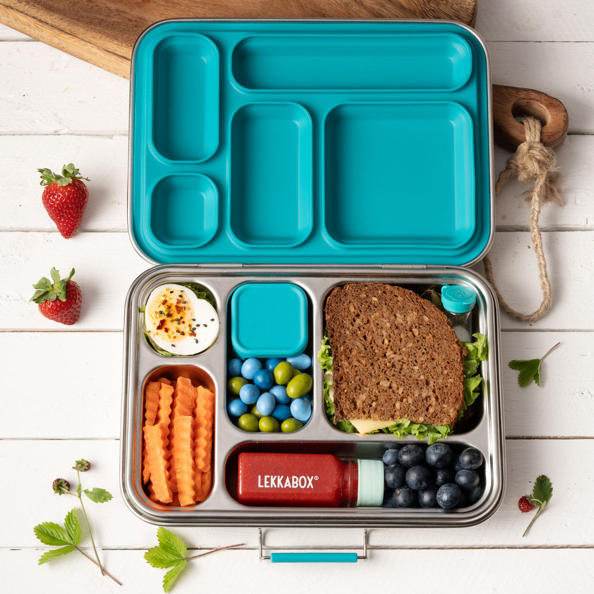 Recipient pentru sosuri Lekkabox Cubis (2 buc.)