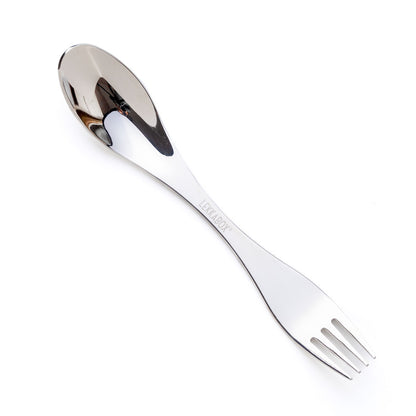 Furculiță-lingură mare din oțel inoxidabil (19 cm)