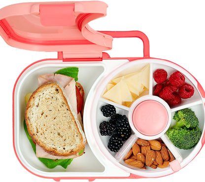 GöBe 2 in 1 Lunchbox & Snack Spinner (diverse culori)