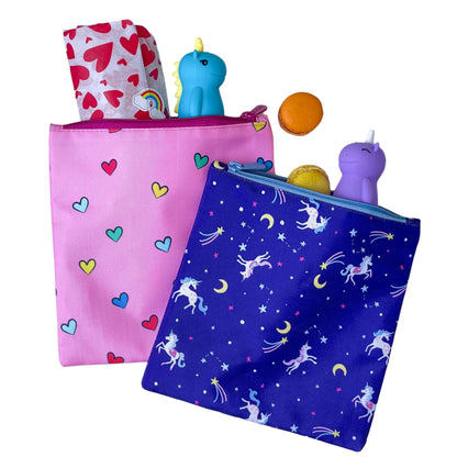 Ambalaj pentru sandviș Yumbox Pochette - Inimioare