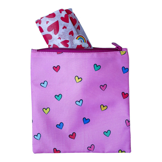 Suport sandwich Yumbox Pochette - Inimioare