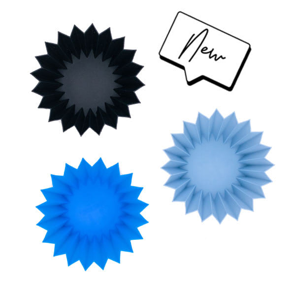 Forme silicon Lunch Punch (3 buc.) - albastru