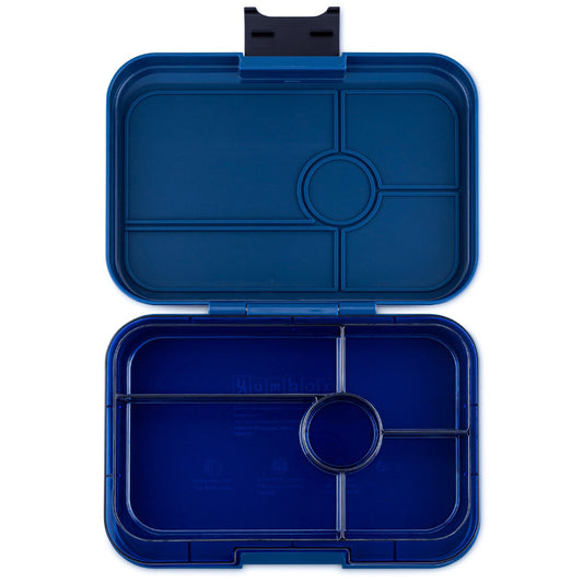Yumbox Tapas XL Monte Carlo albastru / bleumarin transparent (5 compartimente)