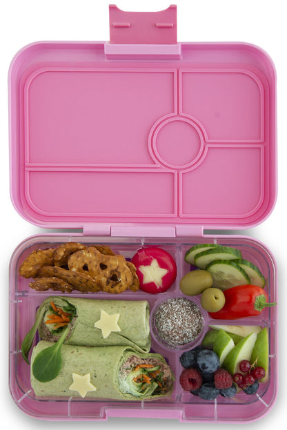 Yumbox Tapas XL Capri pink / Bon appetit (5 compartimente)
