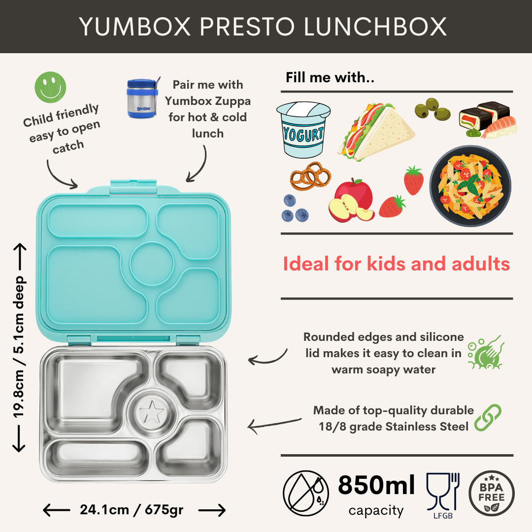 Yumbox Presto Tulum Albastru acvatic