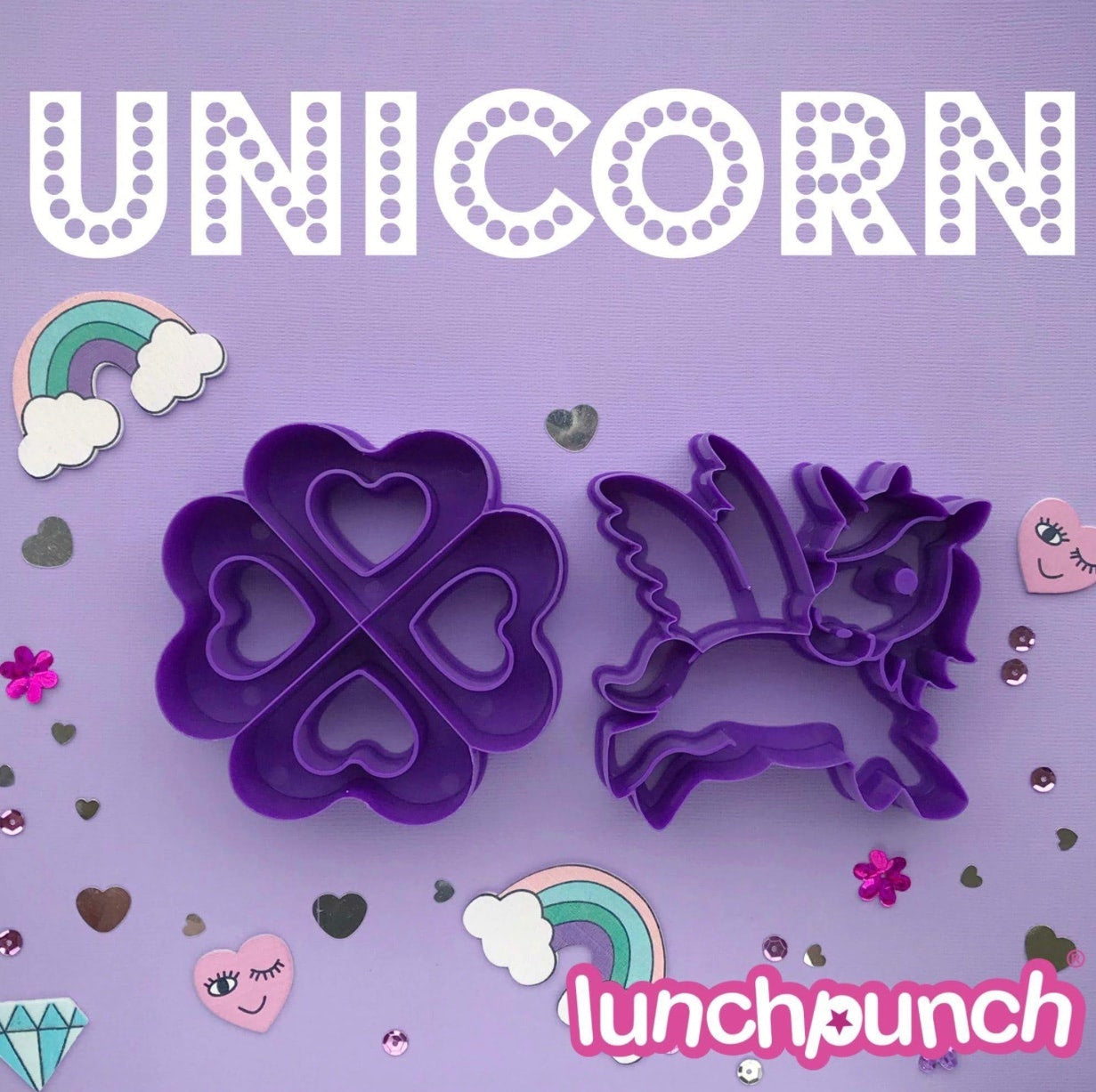 Formă pentru sandvișuri Lunch Punch - Unicorn