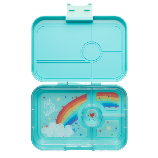 Yumbox Tapas XL Antibes albastru / Curcubeu (4 compartimente)