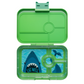 Yumbox Tapas XL Verde Jurassic / Rechin (4 compartimente)