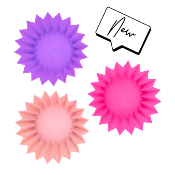 Forme silicon Lunch Punch (3 buc.) - roz