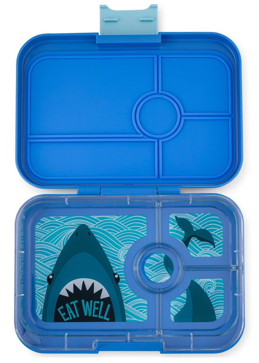 Yumbox Tapas XL Albastru Autentic / Rechin (4 compartimente)