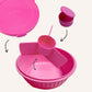 Yumbox salátás doboz - rózsaszín
