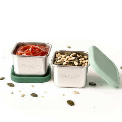 Recipient pentru sosuri Lekkabox Cubis (2 buc.)