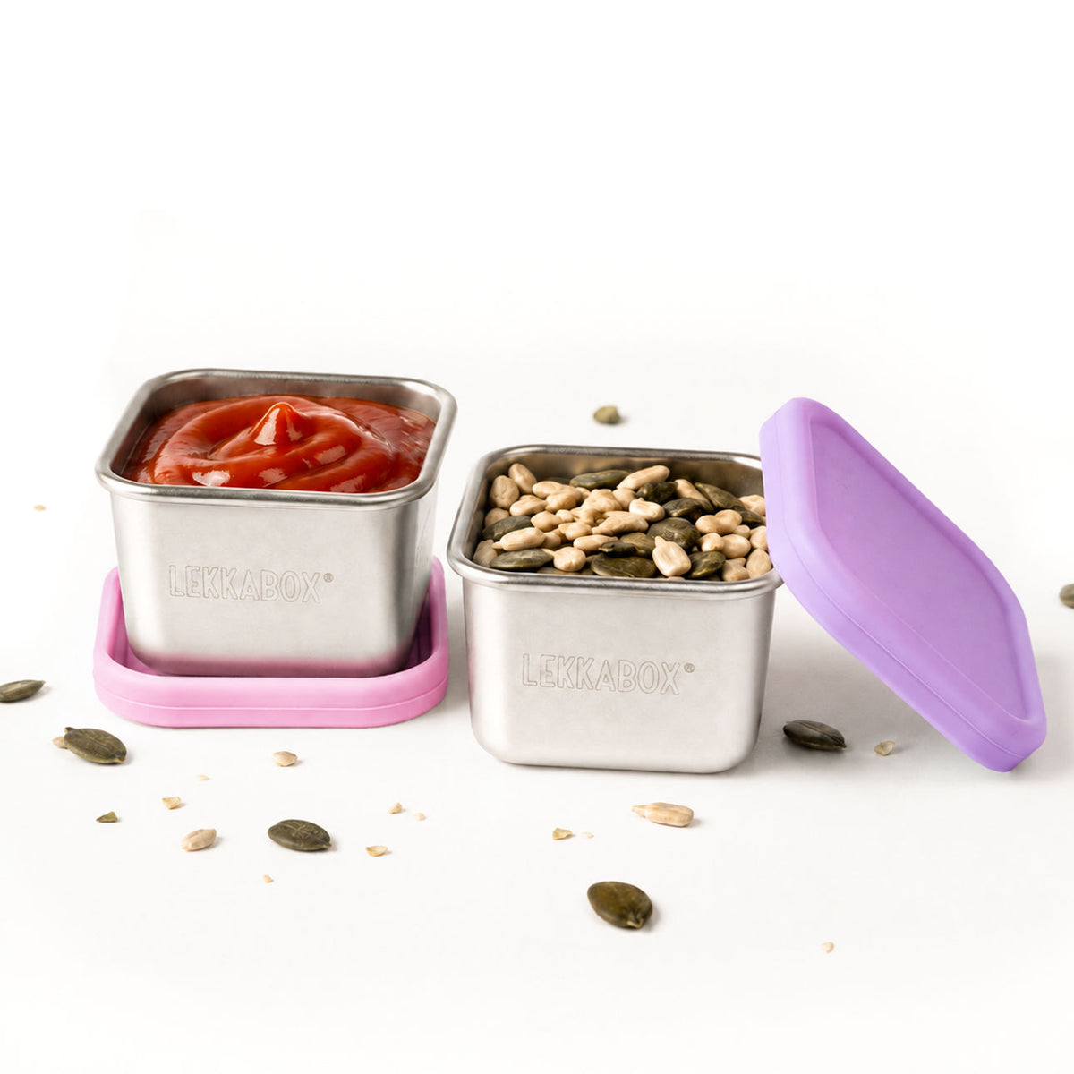 Recipient pentru sosuri Lekkabox Cubis (2 buc.)