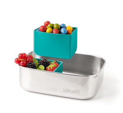 Forme din silicon Lekkabox Base (2 buc.) - diverse culori