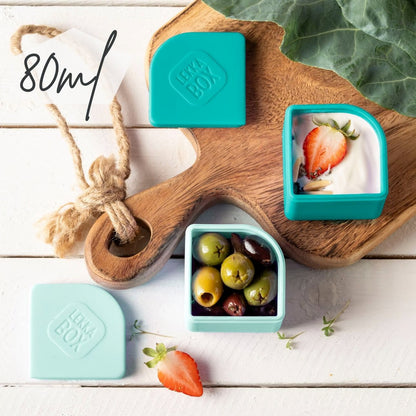 Set recipiente din silicon Dippies (2 buc.) – diverse culori