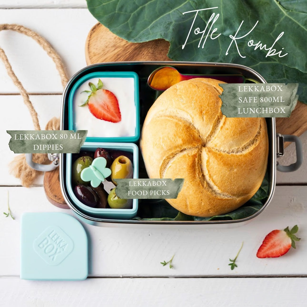 Set borcane din silicon Mini Dippies (2 buc) – mai multe culori