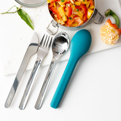 Set de tacâmuri Lekkabox Pocket cu husă