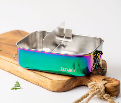 Lekkabox Rainbow Safe 1000 ml - lunchbox din oțel inoxidabil