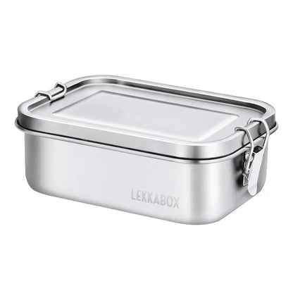 Lekkabox Safe 800 ml - lunchbox din oțel inoxidabil cu 2 forme din silicon