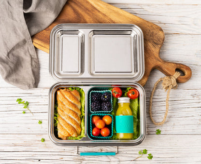 Set cuburi din silicon Lekkabox (4 buc.) - diverse culori