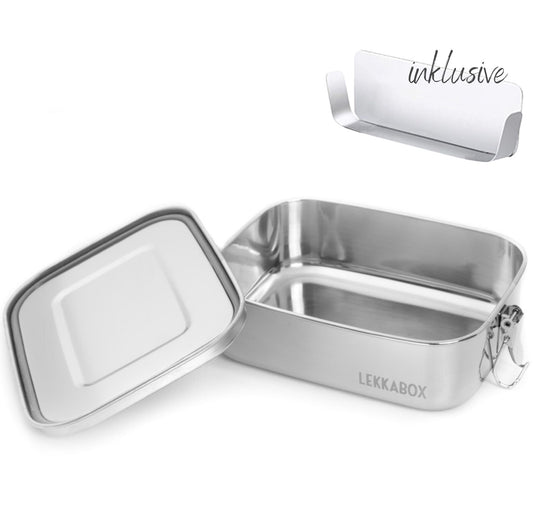 Lekkabox Safe 1000 ml - cutie de prânz din oțel inoxidabil