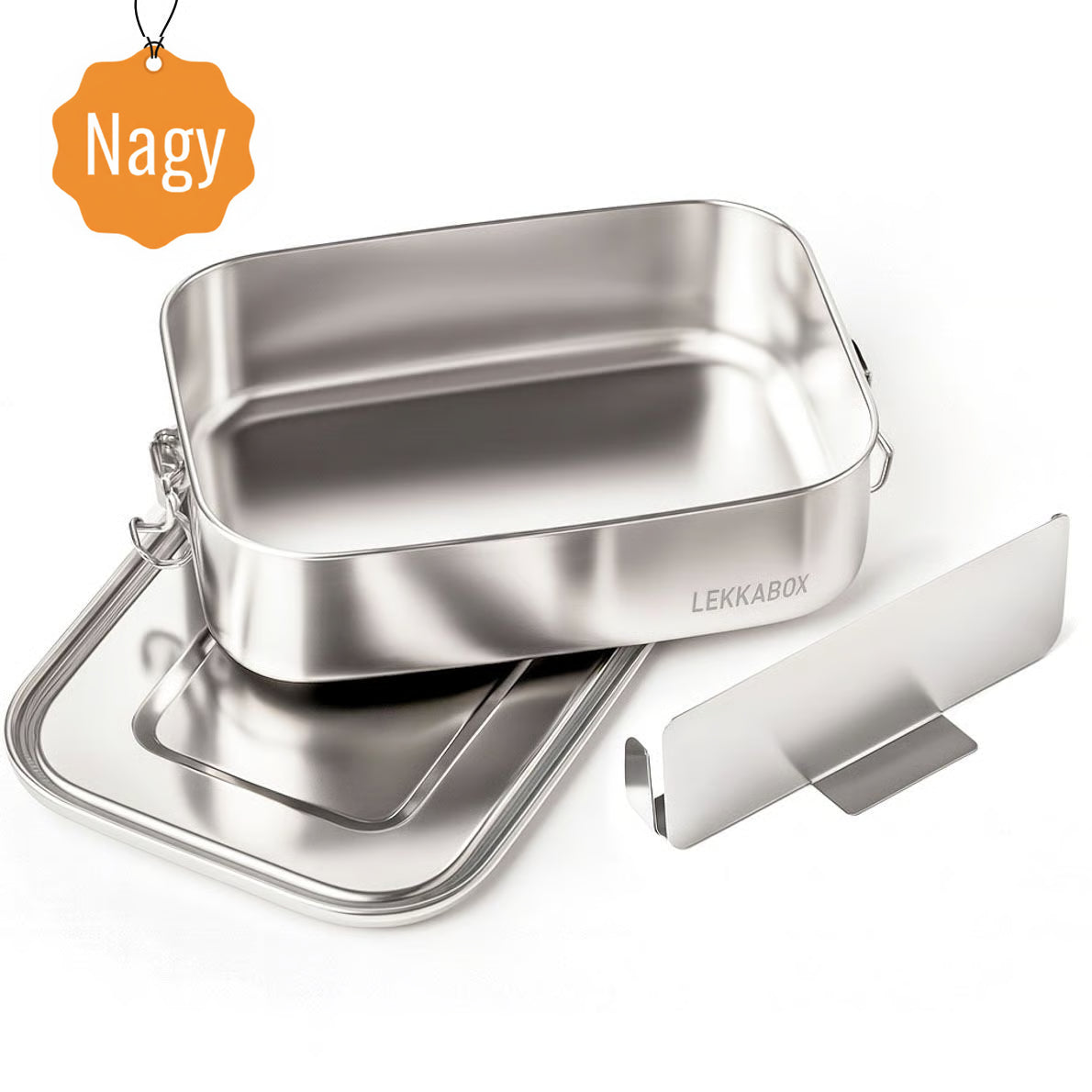 Lekkabox Safe 1400 ml - lunchbox din oțel inoxidabil