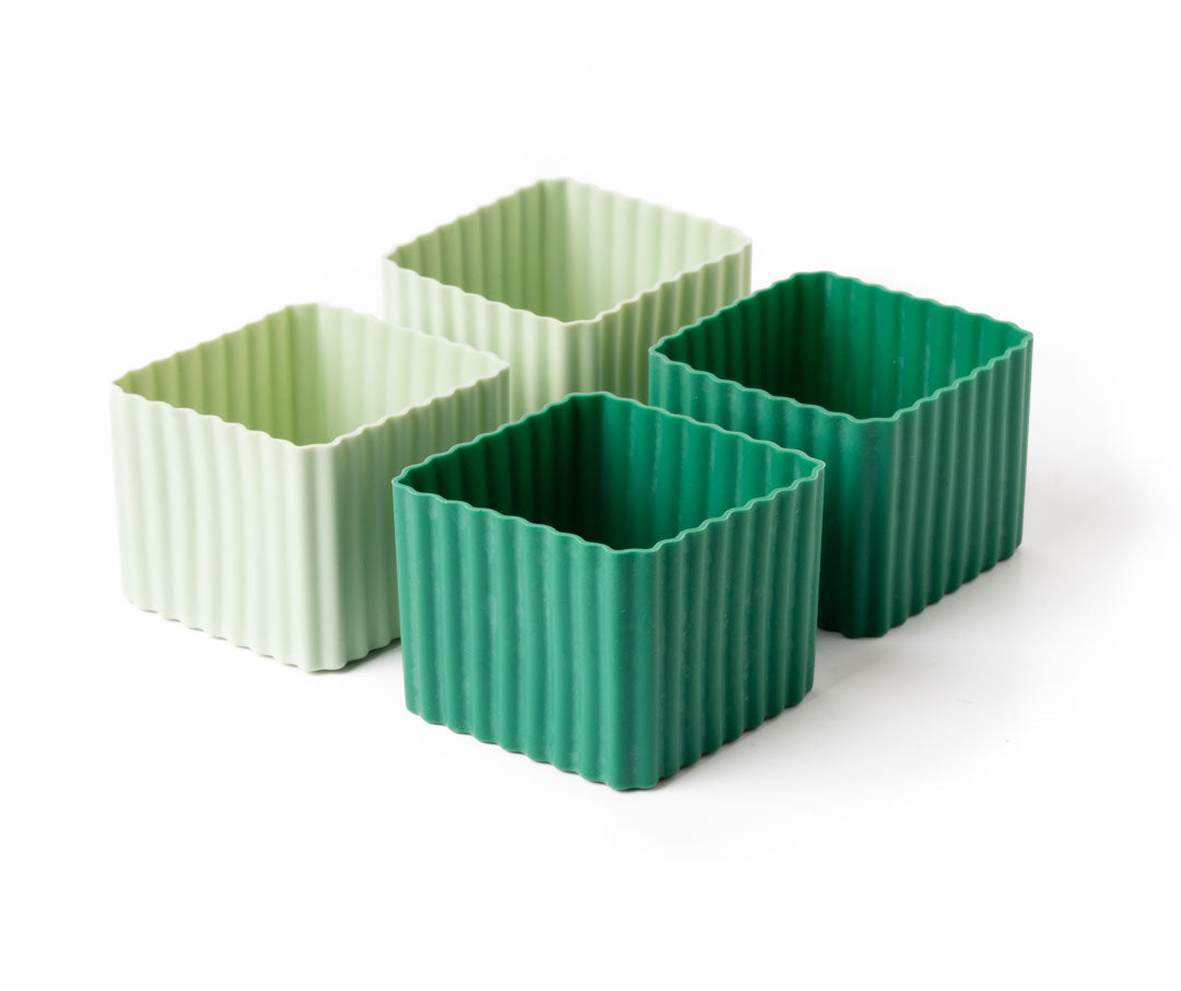 Set cuburi din silicon Lekkabox (4 buc.) - în mai multe culori